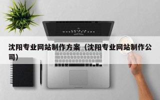 宁国沈阳专业网站制作方案（沈阳专业网站制作公司）
